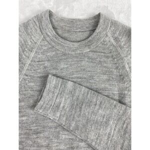 PAKA Knit Sweater Unisex Sz XS Gray Royal Alpaca Blend Crew Neck Soft Handmade